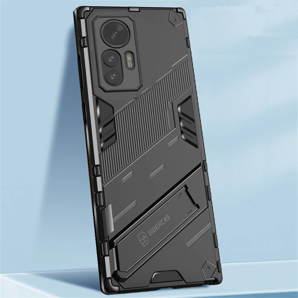 

12t pro For Xiaomi 12t pro 12T Case for Xiaomi 12T 12 11T Pro Armor Cyber Shockproof Case For Xiaomi 12T Pro Stand Holder Funda