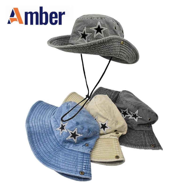 Панама Янтарная Y2K женская с широкими полями Винтажная летняя от солнца эффектом