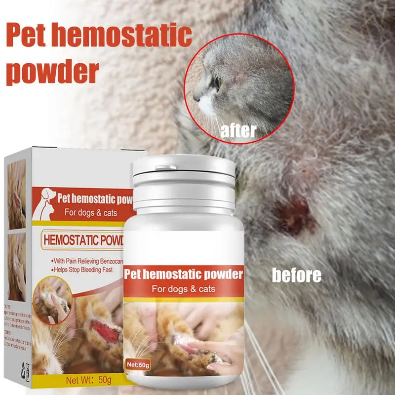 

Pet Hemostatic Powder Pet Wound Healing Powder Quick Blood Stopper Powder Pet Healthy Care Stop Bleeding Supplies