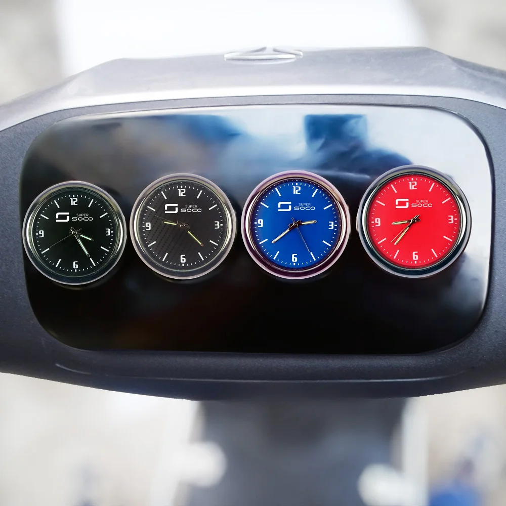 Украшение для мотоцикла часы скутер светящиеся кварцевые Super Soco TS CT Maxi TC-MAX TC CPX CU