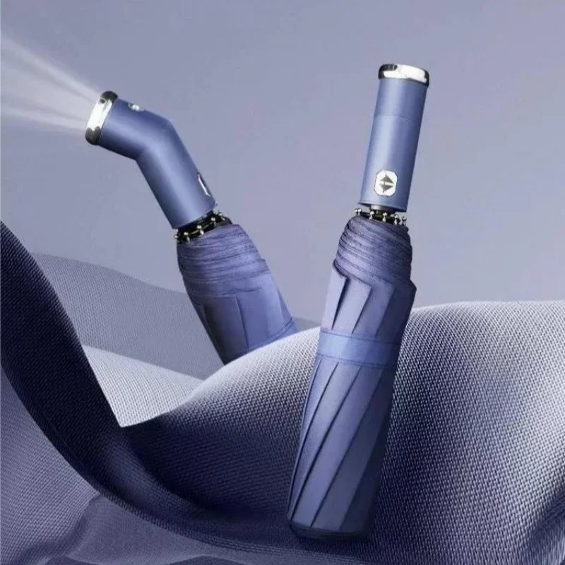 

Автоматический зонт-фонарик черный