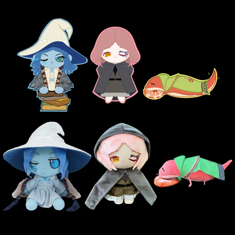 

Плюшевое кольцо Elden в виде снежной ведьмы Ranni Melina Fumo Snake RYA плюшевое кольцо Eldenring Kawai мультяшная горничная одежда плюшевая милая кукла подарок