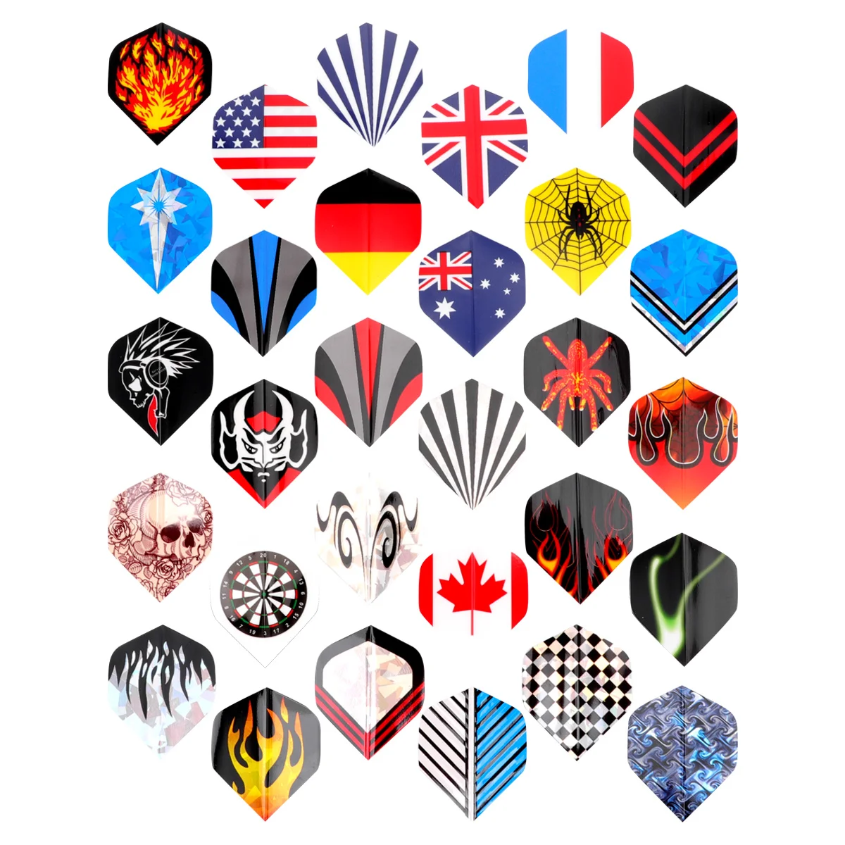 

Dart Flight Flights Wingstail Shaftsslim Game Board Protectors Replacement Funny Accessories Flag National Shape Wingaccessory