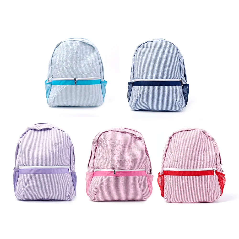 Name Customizable Seersucker Backpack Popular Online Multi-color Optional Backpack DOMIL DOM031