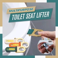 multipurpose toilet seat lifter portable foldable sanitary closestool cover lift handle for travel home bathroom toilet accessor