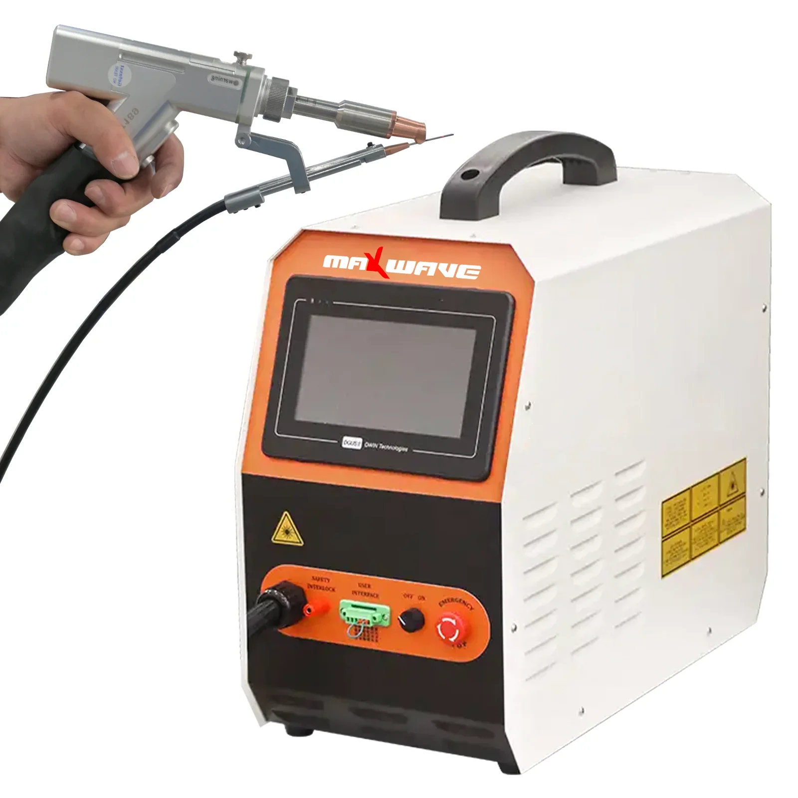 MAXWAVE волоконно-лазерная сварка резки ручная машина 1000w 1500w 2000w 1068nm для