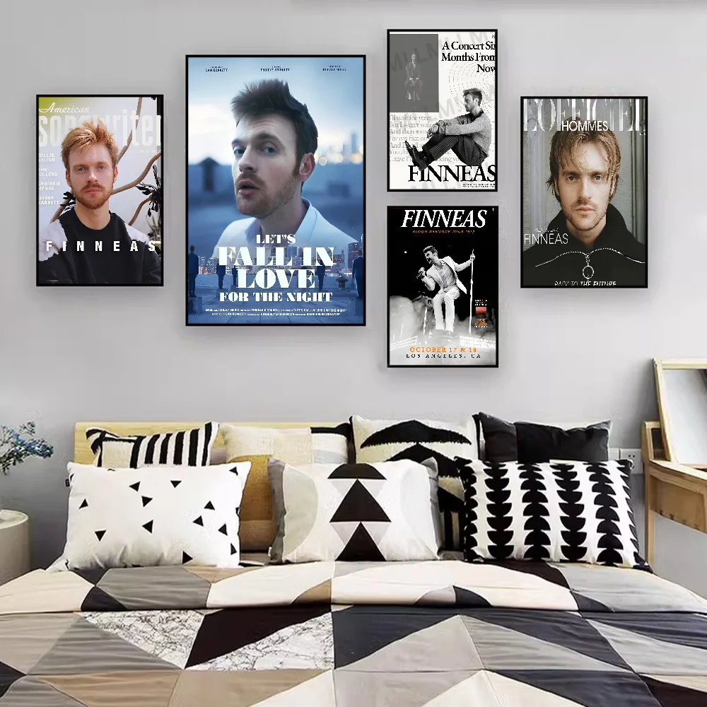 Настенные самоклеящиеся плакаты F-Finneas Singer