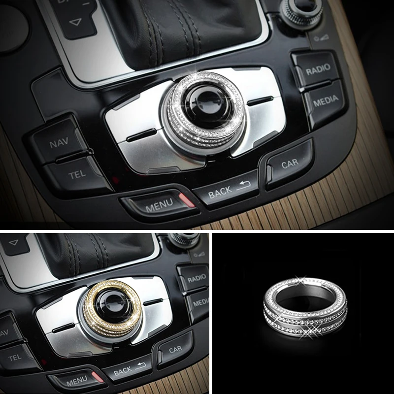 

Crystal Style Center Gear Shift Switch Case Cover Trim Car Interior Accessories Car Interior Supplies For Audi A5 A4 B8 09-16