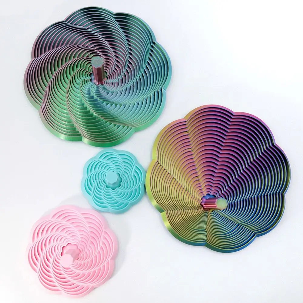 Фото Сенсорная игрушка-спираль PLA Expanded Sensory Fidget Star, 3D-печатная, вращающаяся, фрактальная, шестигранная, для снятия стресса, с ручками №5