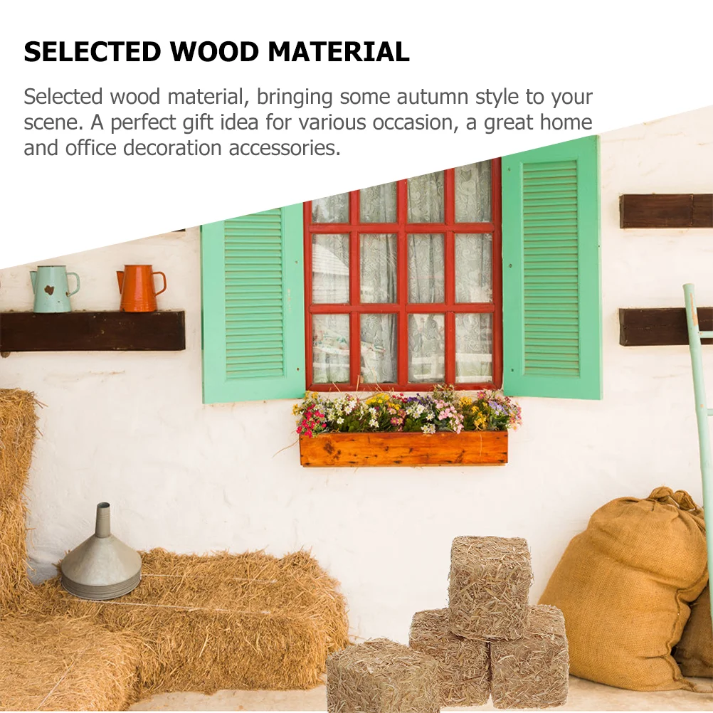 8 шт. декоративная соломенная модель стога сена игрушечный дом аксессуары для