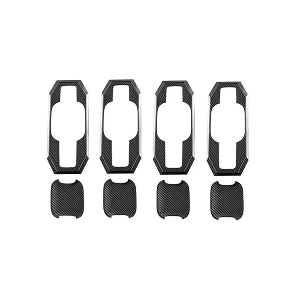 Отделка для крышки карбонового волокна Ford Raptor F150 2021-2023 наклейка на дверную ручку