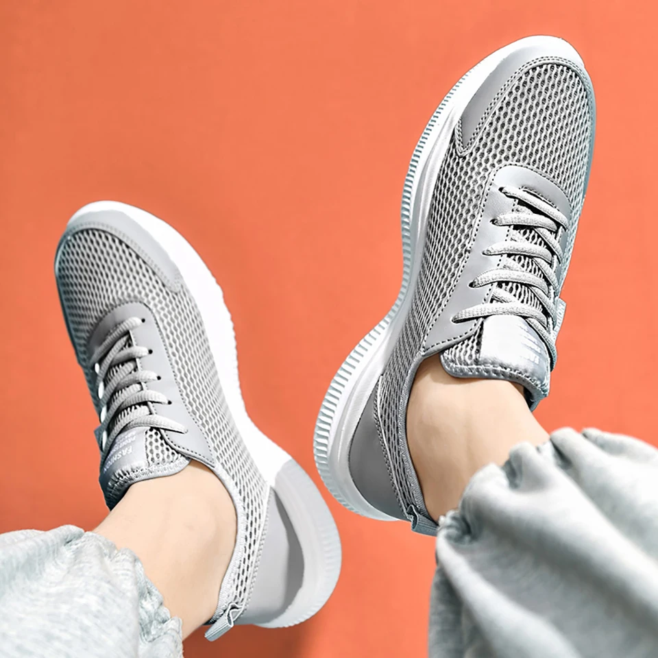 Loekeah Men's Running Shoes Fashion Sneakers Breathable Casual Sport Shoe Wear-resistant Trending Walking Jogging Tennis Shoes