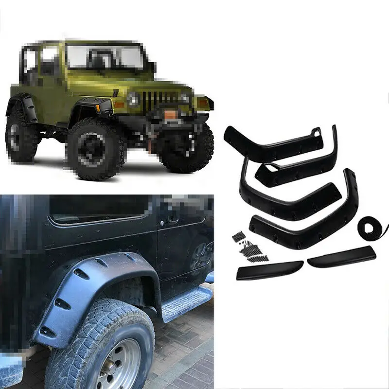 

Для Jeep Wrangler TJ 1997-2006 ABS черные автомобильные шины брызговики