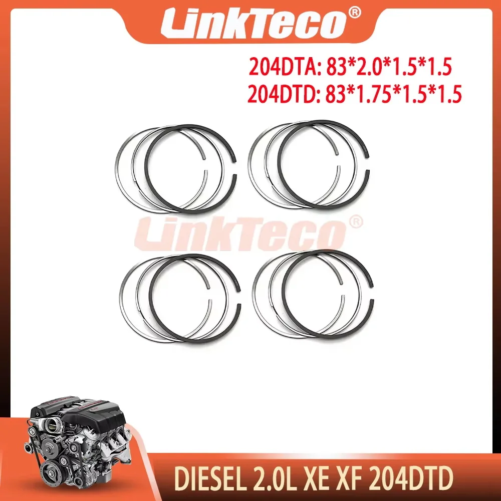 

Детали двигателя, комплект поршневых колец, подходит для дизеля 2.0L 204DTD 204DTA для Land Rover Discovery Sport Range Rover Evoque Jaguar XE XF AJ200