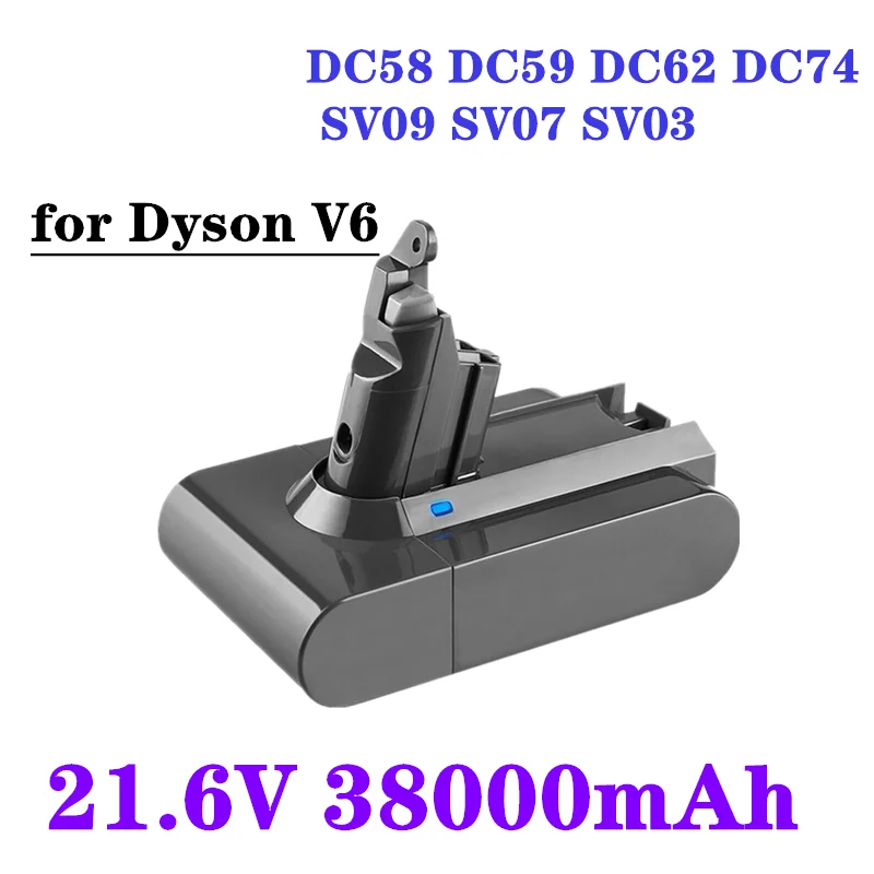 

100% Original 21.6V 28000mAh Li-ion Battery for Dyson V6 DC58 DC59 DC62 DC74 SV09 SV07 SV03 965874-02 Vacuum Cleaner Battery L30