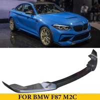 for bmw 2 series m2c f87 2016up carbon fiber front lip bumper spoiler splitter car styling