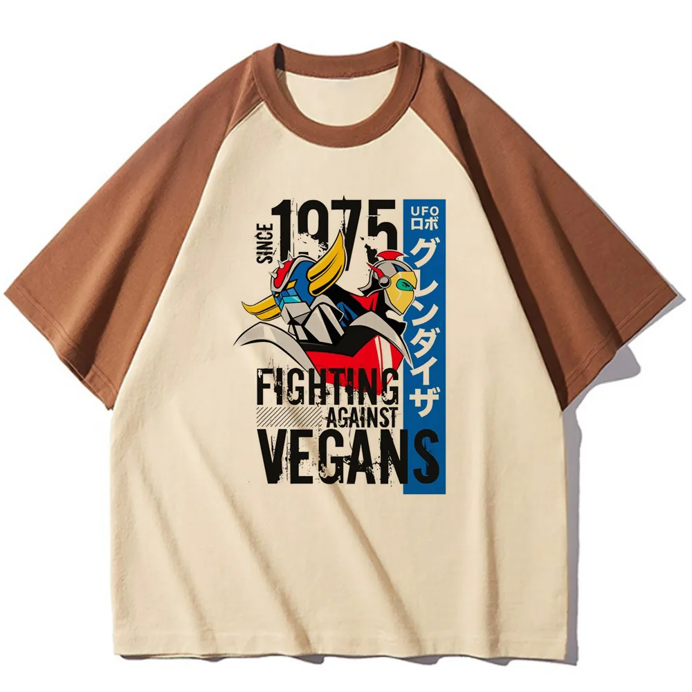 Футболка Goldorak женская летняя забавная футболка Женская аниме одежда 1920-х годов