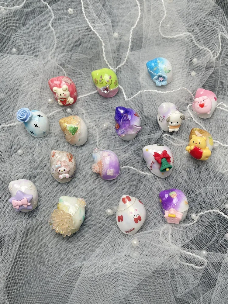 Полированные турбо-ракушки 1 5-1 9 см яркие белые нефритовые ракушки-трабиты