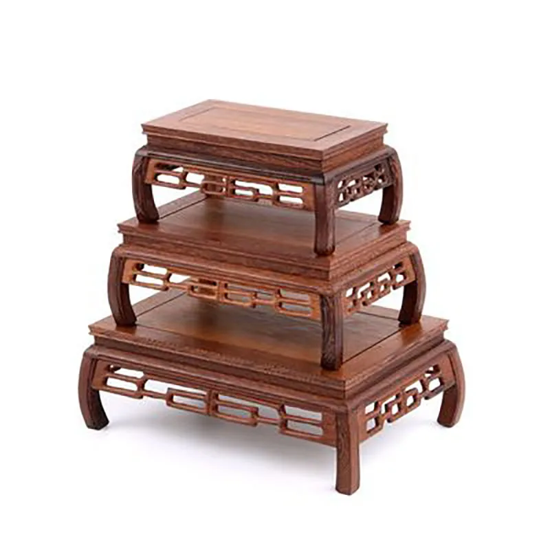 

Multifunctional Wooden Display Stand Home Decor Flower Pot Shelves Bonsai Table Incense Burner Rack Vase Base Fish Tank Pedestal