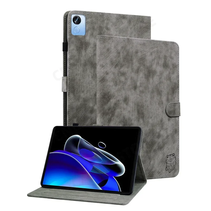 Милая основа с тиснением тигра и мягкой задней крышкой из ТПУ для Realme Pad X Case RMP2107