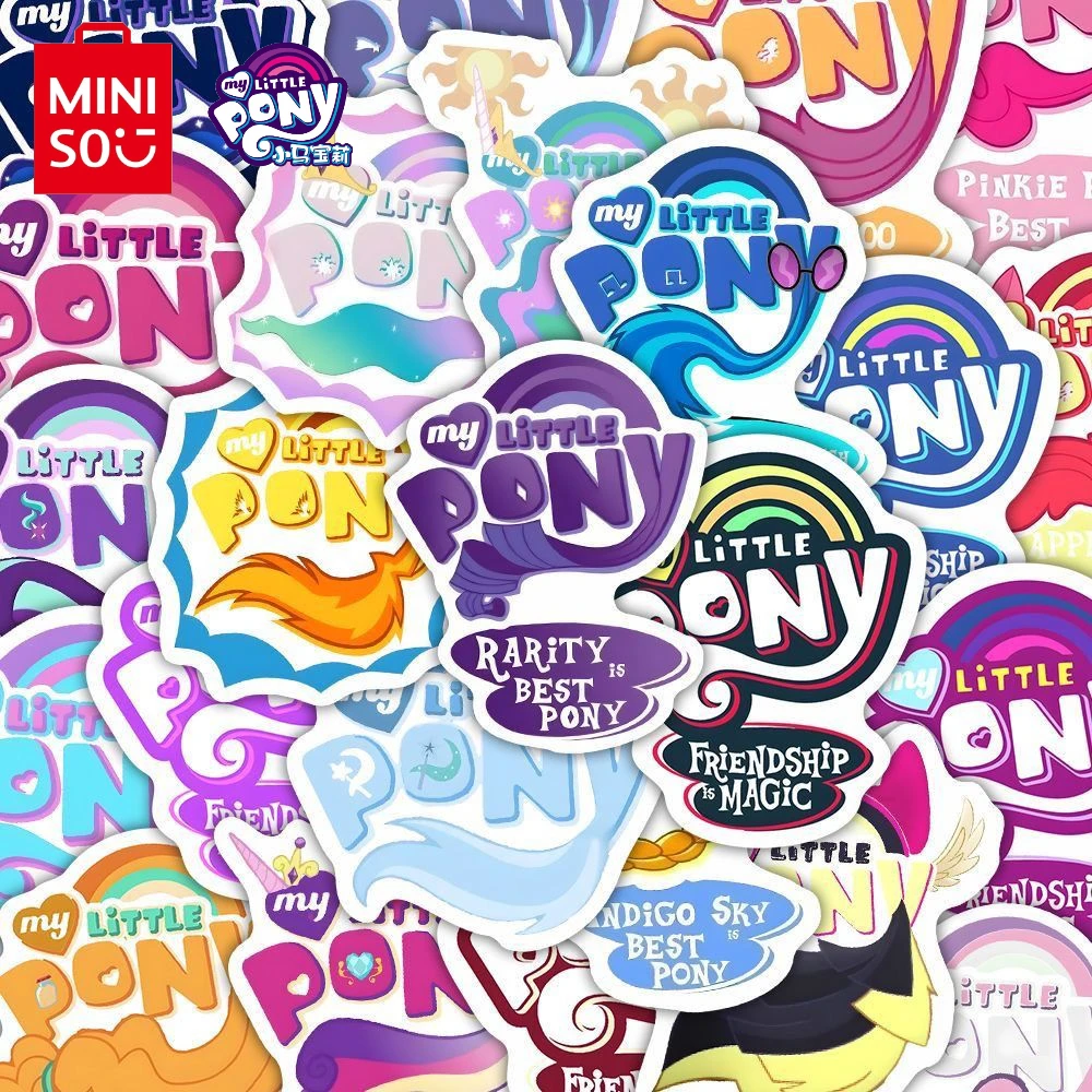 48/96 шт. аниме My Little Pony логотип граффити наклейки для подарка DIY ноутбук Чемодан