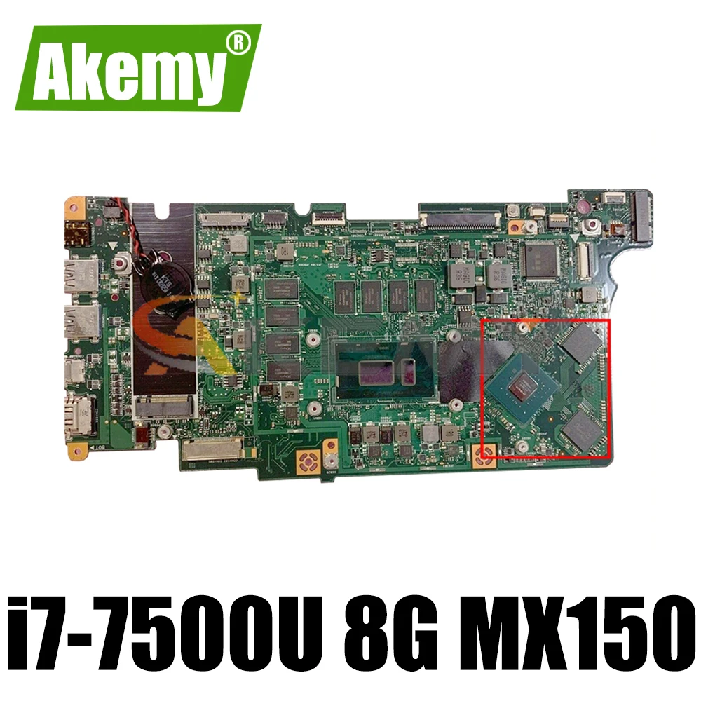 

AKEMY BE5EA NB.GQ611.00B NBGQ61100B for Acer Swift 3 SF315-51 SF315-51G Laptop Motherboard SR341 i7-7500U 8G GeForce MX150