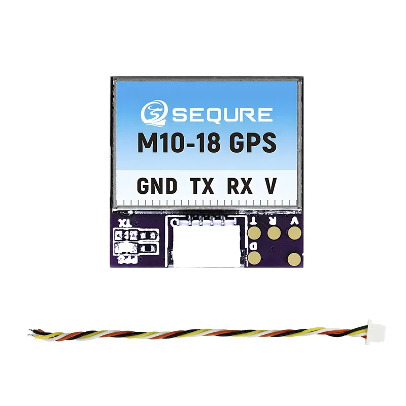 SEQURE M10-12 | M10-18 | M10-25Q GPS-модуль малого размера для быстрого позиционирования INVA BF, для гоночных FPV-дронов с фиксированным крылом, с компасом QMC5883L (art.: 3920dc9eef480) - 3920dc9eef480