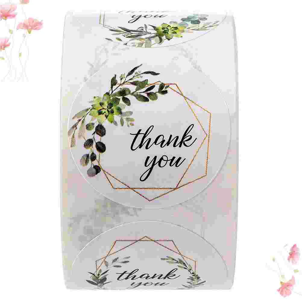 

1 Roll/500pcs Kraft Paper Sticker Adhesive Stickers Kraft Stickers Bulk Package Sticker Kraft Stickers Labels