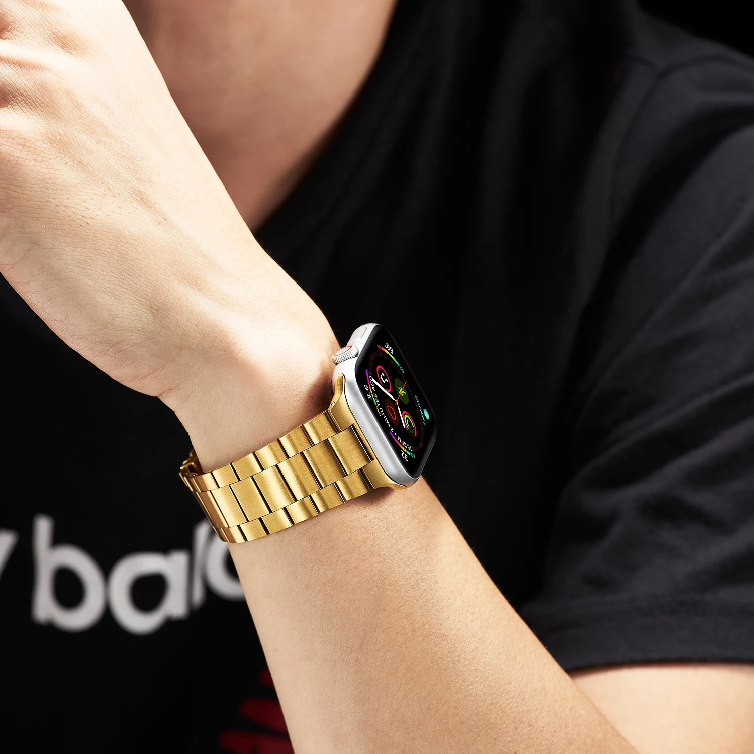 Metal strap For Apple watch Ultra 49mm 8 7 45mm 41mm stainless steel wristband Bracelet Correa iwatch 6 5 4 3 SE 44mm 42mm 40mm