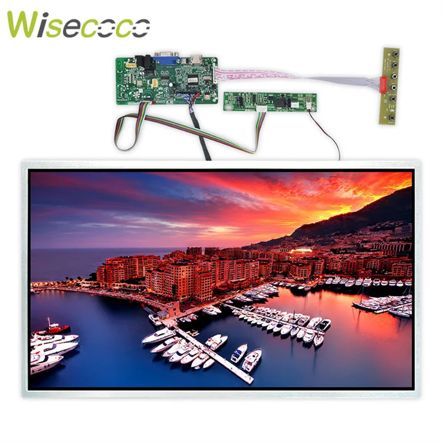 

Wisecoco 21.5 Inch Desktop Monitor 1920x1080 Tft LCD Advertising Gaming Display IPS LVDS VGA Driver Board Industrial Screen