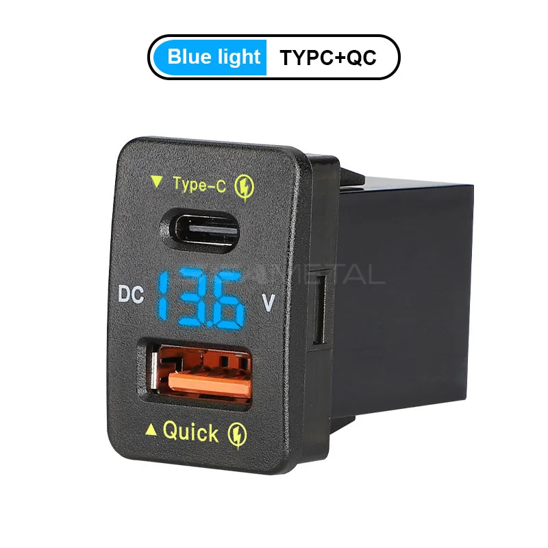 

BLALION 45W 5A QC PD 3.0 Автомобильное Зарядное Устройство USB-адаптер Для Мобильного Телефона Быстрая Зарядка Светодиодный Д...