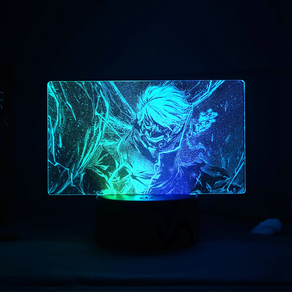 

Anime Tokyo Ghoul Kaneki Ken Dual Color Led Night Light for Bedroom Decor Birthday Gift Led Lamp Manga Tokyo Ghoul