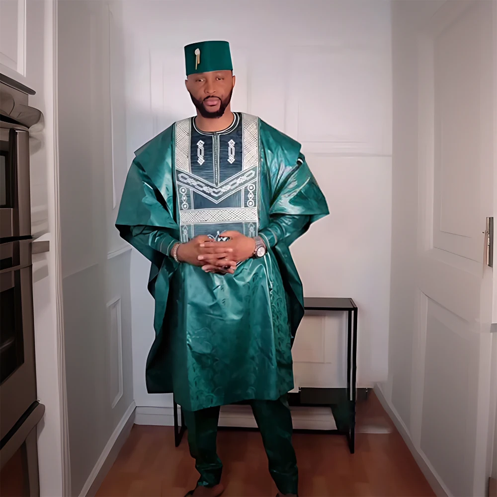 H & D Южноафриканская традиционная одежда Торжественный наряд Bazin Riche Dashiki Одежда