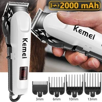 electric hair cutting machine cordless barber shop hair clipper professional rechargeable hair trimmer for men adjustable 809a