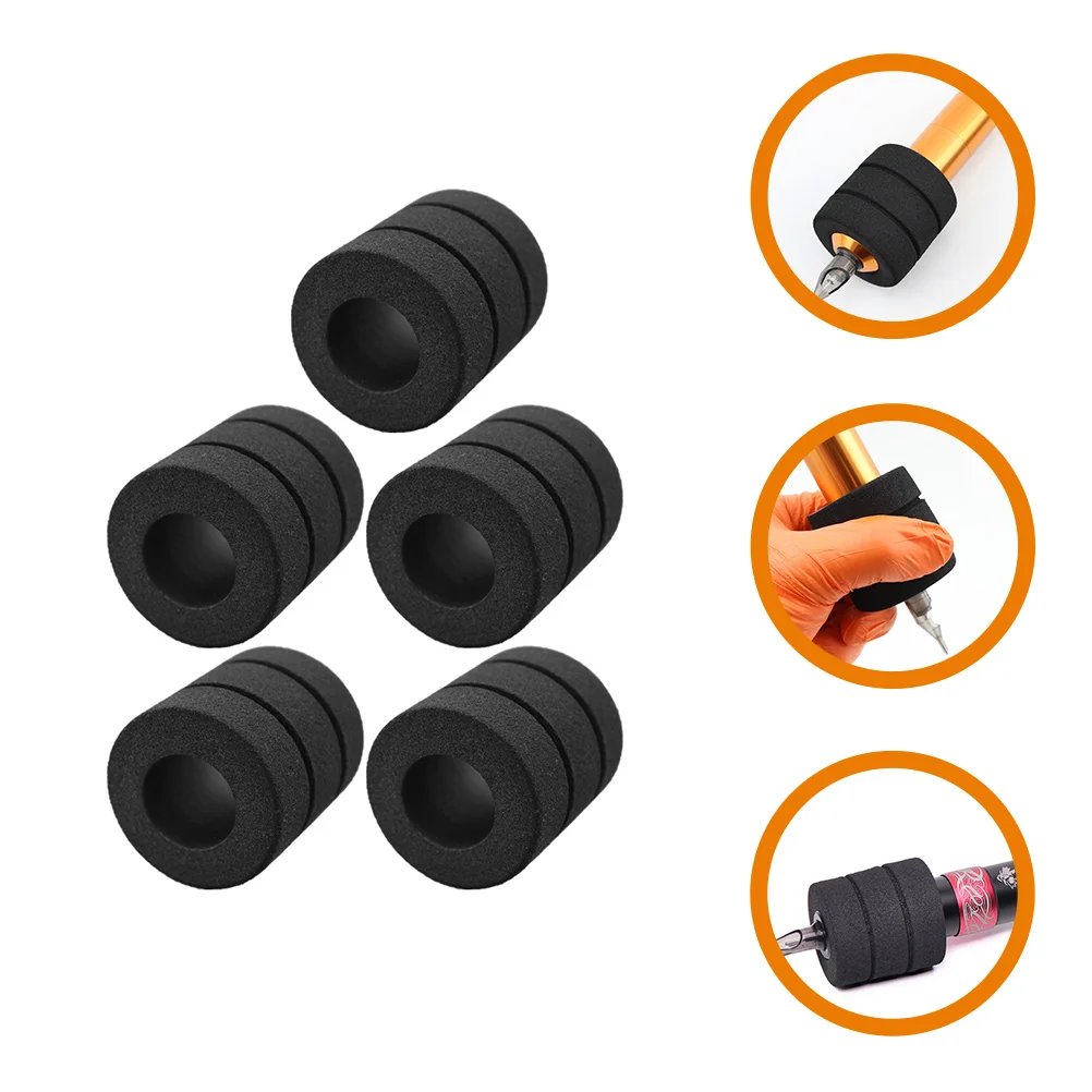 

5pcs Tattoos Grip Protectors Sponge Tattoos Handle Protectors Elastic Tattoos Pens