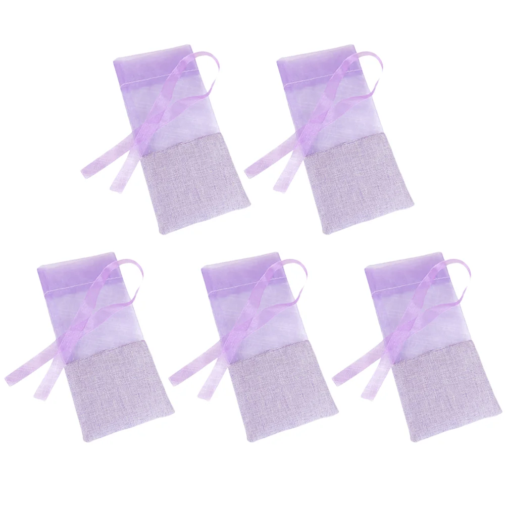 

Sachet Lavender Sachets Emptygauze Drawstring Dried Sack Herb Scent Closet Organza