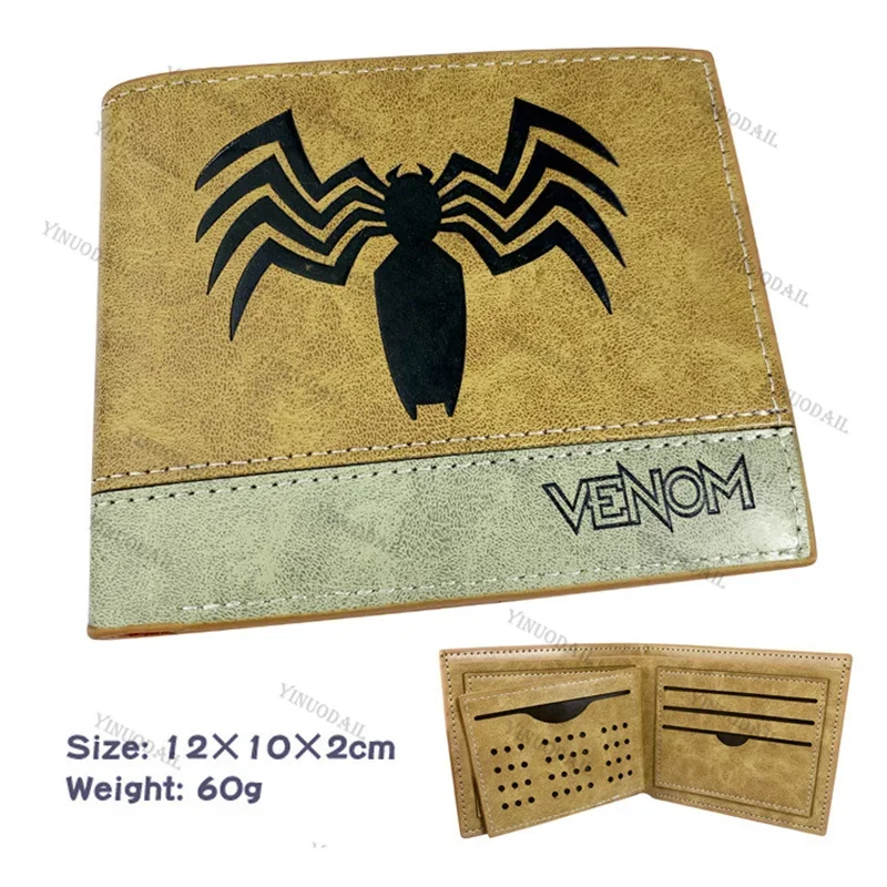 Кошелек VENOM Spiders Superheros кошелек с аниме фигурками держатель клатч для денег