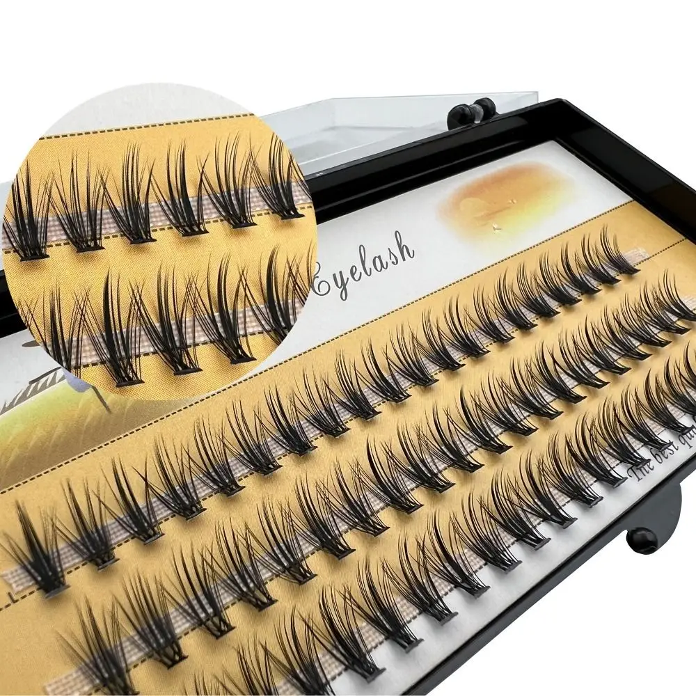 

1Box/60 Bundles New 20D Fake Eyelashes Imitation Mink Individual Eyelash Natural Thick lashes Eyelash Extensions Eye Makeup Tool