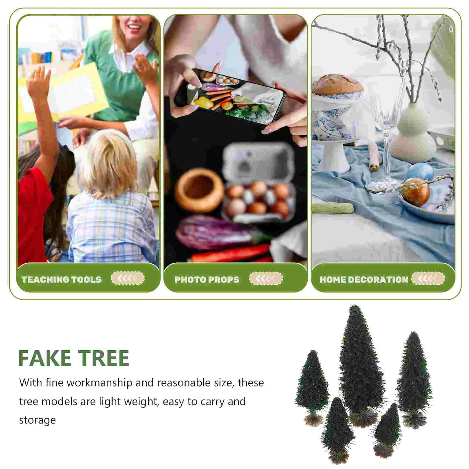 15 шт. маленькое дерево пейзажная модель мини-деревья для поделок миниатюрный