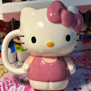 Hello Kitty Sanrio Plush and Bow Tie Mug