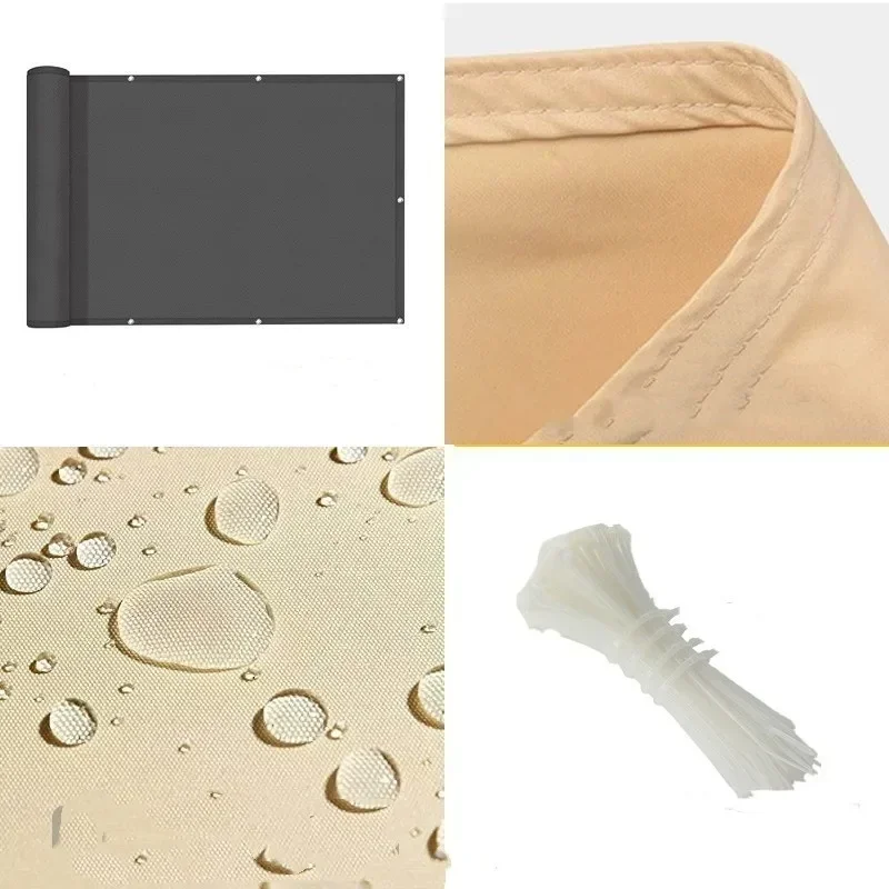 Анти-УФ солнцезащитная сетка для балкона конфиденциальная забора садовая сочных