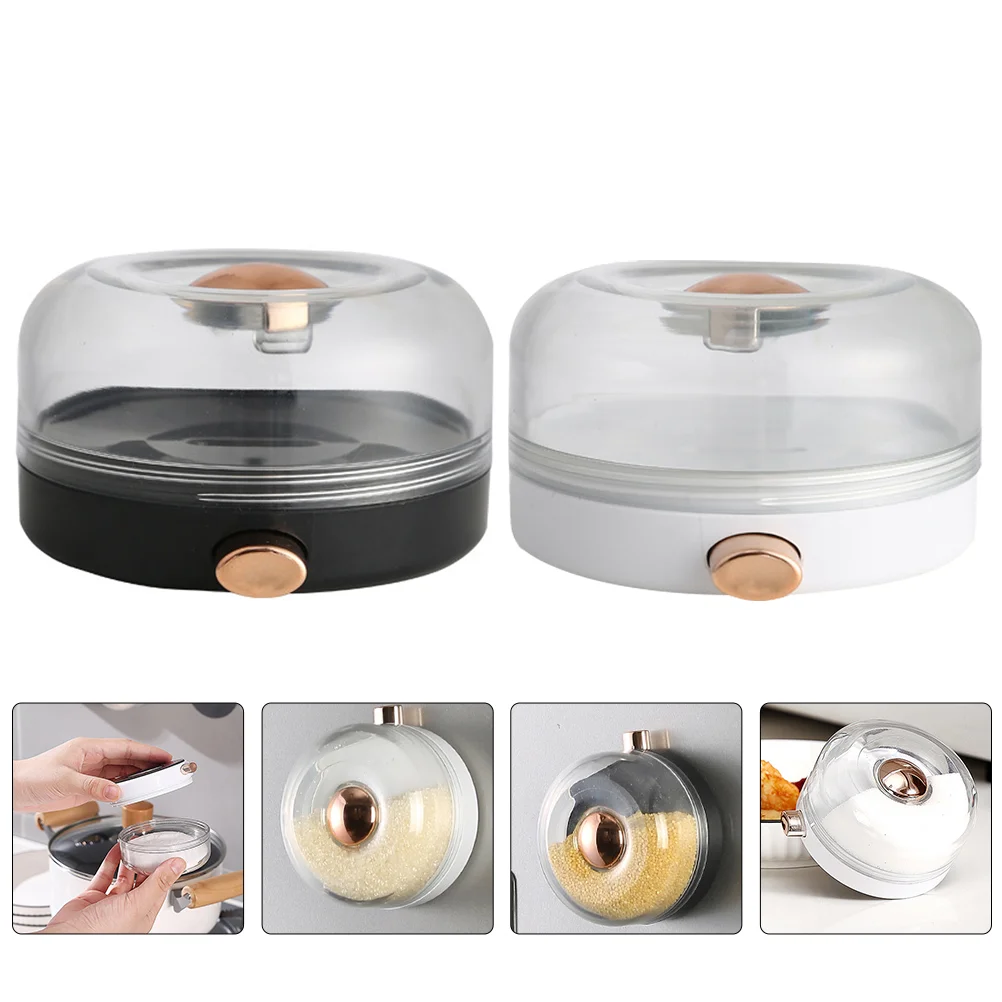 

Magnetic Pepper Shaker Pots Salt Condiment Jar Jars Seasoning Containers Spices Tins Containerrefrigerator Fridge Dispenserbbq