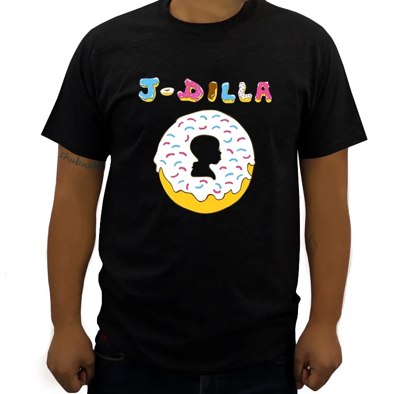 

men tshirt 100% Cotton T Shirts Brand Clothing Tops Tees Nobee Men's J Dilla Baby Design T Shirt casual print t-shirt big size