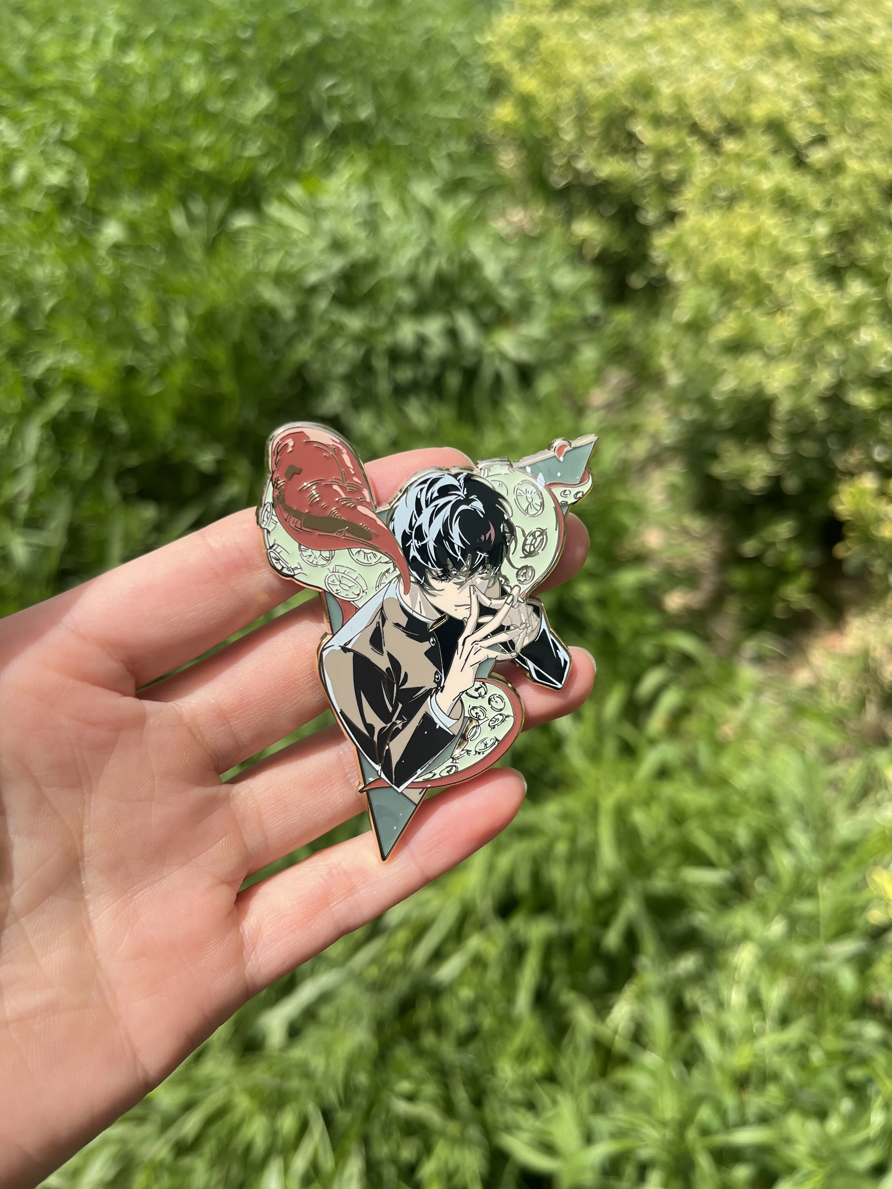 Черная молоток аниме Ёсиды Ёру "Человек с бензопилой" 70 мм косплей брошь-бэйдж для коллекционеров фанатов подарок.