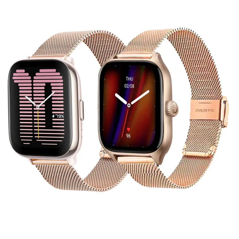 Браслет для часов Amazfit bip-U GTS 4/3/2/2e Mini/Active/GTR 4/3/Pro/GTR2/47 мм/stratos Band 20 мм/22 мм-S-lite ремешок