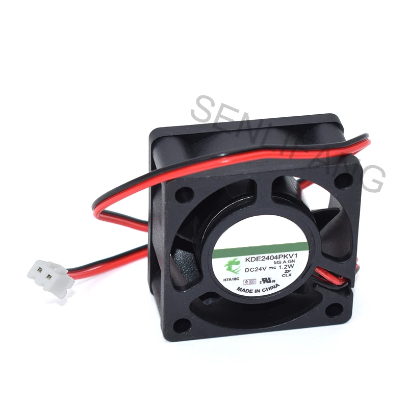 Новый Кулер для SUNON KDE2404PKV1 DC24V 1,2 Вт 2 провода 4020 4 см