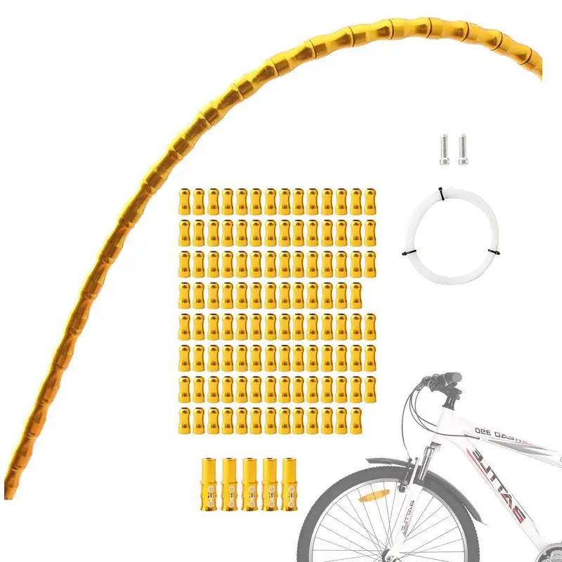 

Корпус тормозного троса, Велосипедный тормозной трос, трос переключения передач, сменный аксессуар для велосипеда, кабель из алюминиевого сплава 1 м для горных дорог