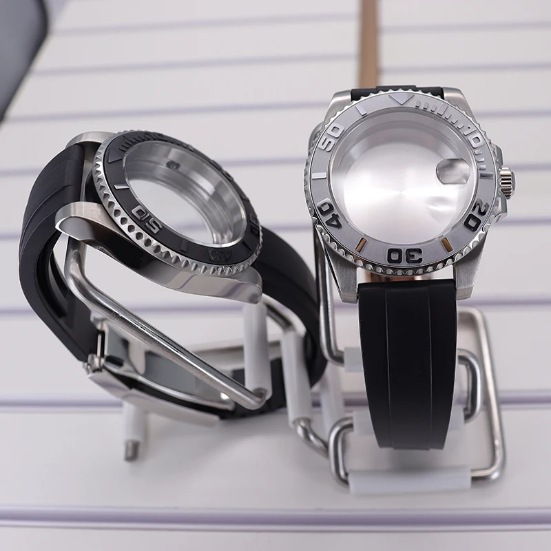 Серебряный ремешок из нержавеющей стали для часов Fanya losch 40 мм