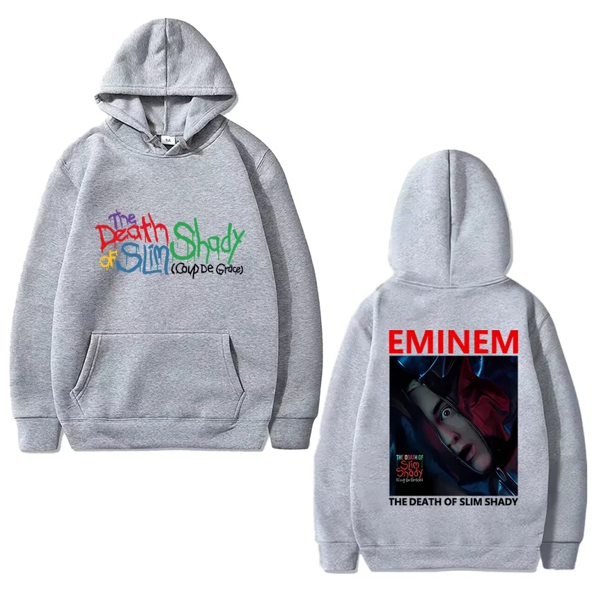 Лидер продаж 2024 года толстовка Eminem с принтом альбома Death of Slim мужская и женская