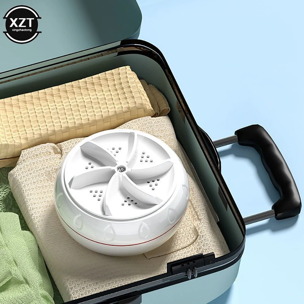 Портативная стиральная машина ультразвуковая турбо общежитие мини дорожная